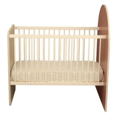 Lit bébé évolutif 60x120 cm en 90x190 cm arche terracotta