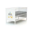 Lit bébé webaby à panneaux renard 60x120 cm