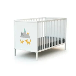 Lit bébé webaby à panneaux renard 60x120 cm