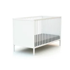Lit bébé webaby à panneaux 60x120cm blanc