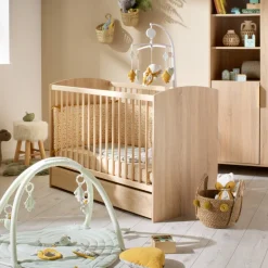 Lit bébé 60x120cm azur