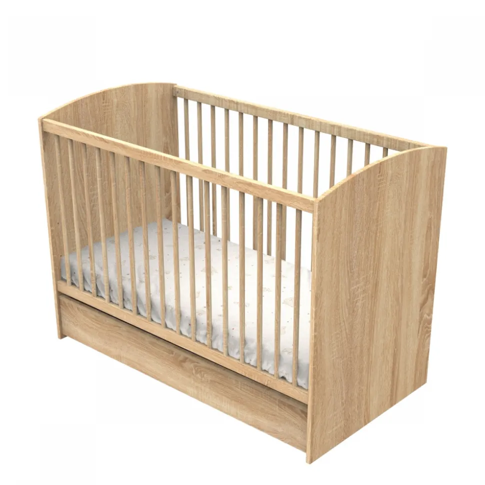 Lit bébé 60x120cm azur
