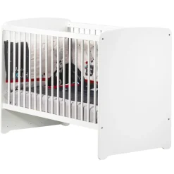 Lit bébé 60x120cm blanc