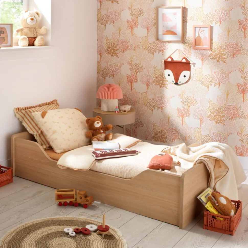 Lit bébé 70x140cm cannelle