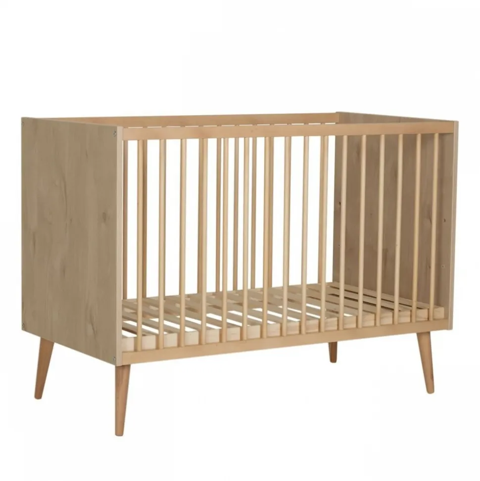 Lit bébé 60x120 cm cocoon natural oak