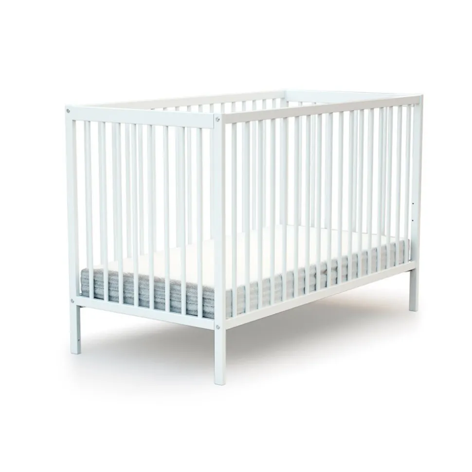 Lit bébé 60x120 cm essentiel blanc