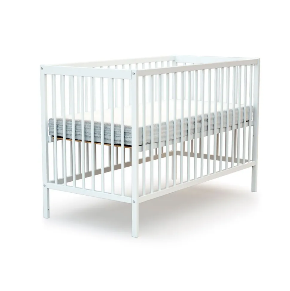 Lit bébé 60x120 cm essentiel blanc