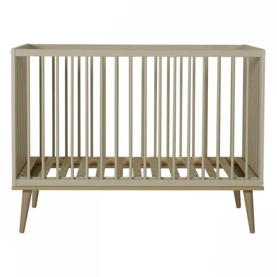 Lit bébé 60x120 cm flow argile et oak