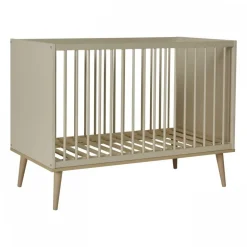 Lit bébé 60x120 cm flow argile et oak