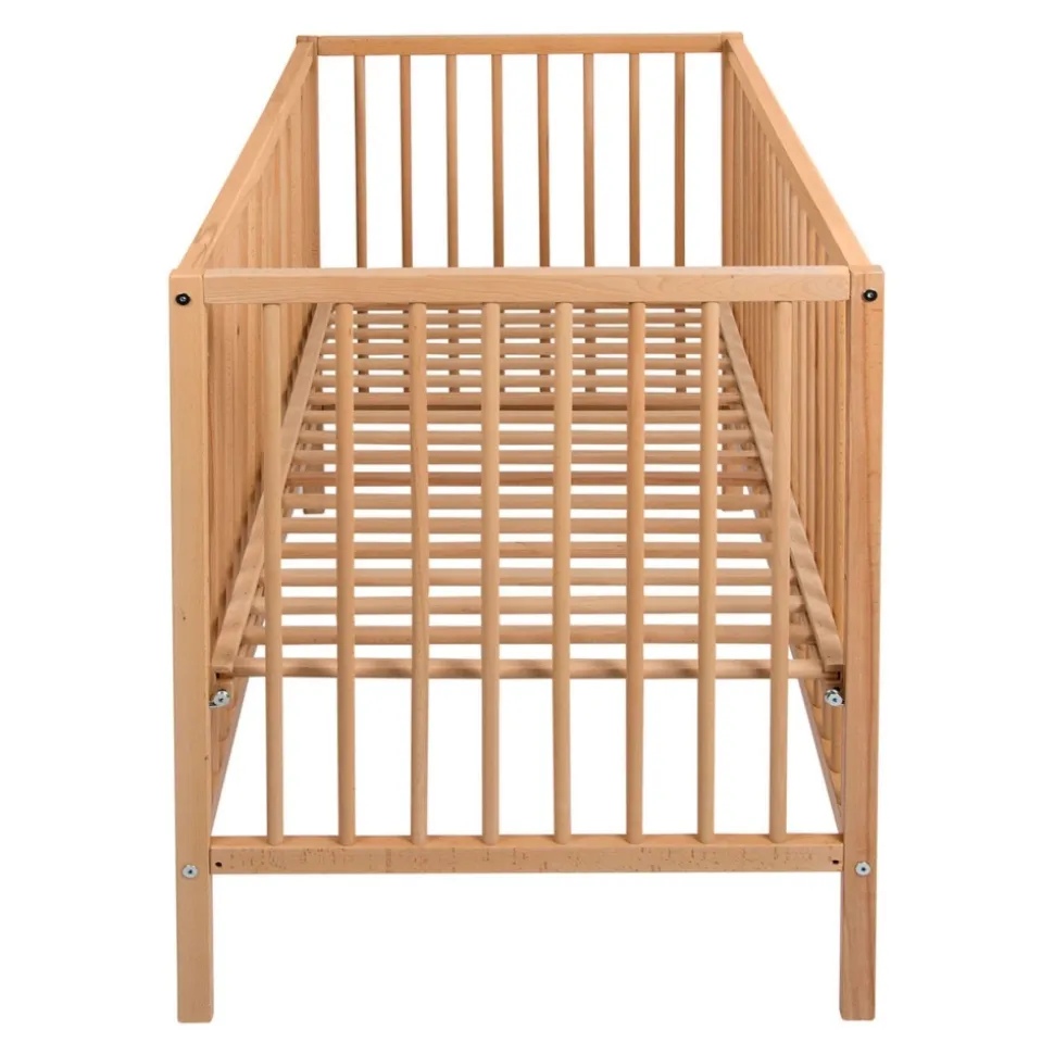 Lit bébé 60x120 cm lina - naturel