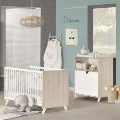 Lit bébé 60x120cm scandi naturel