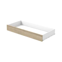 Lit bébé 60x120 cm + tiroir de lit nova gris volcan