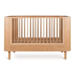 Lit bébé 70x140 cm évolutif en canapé yume natural ash