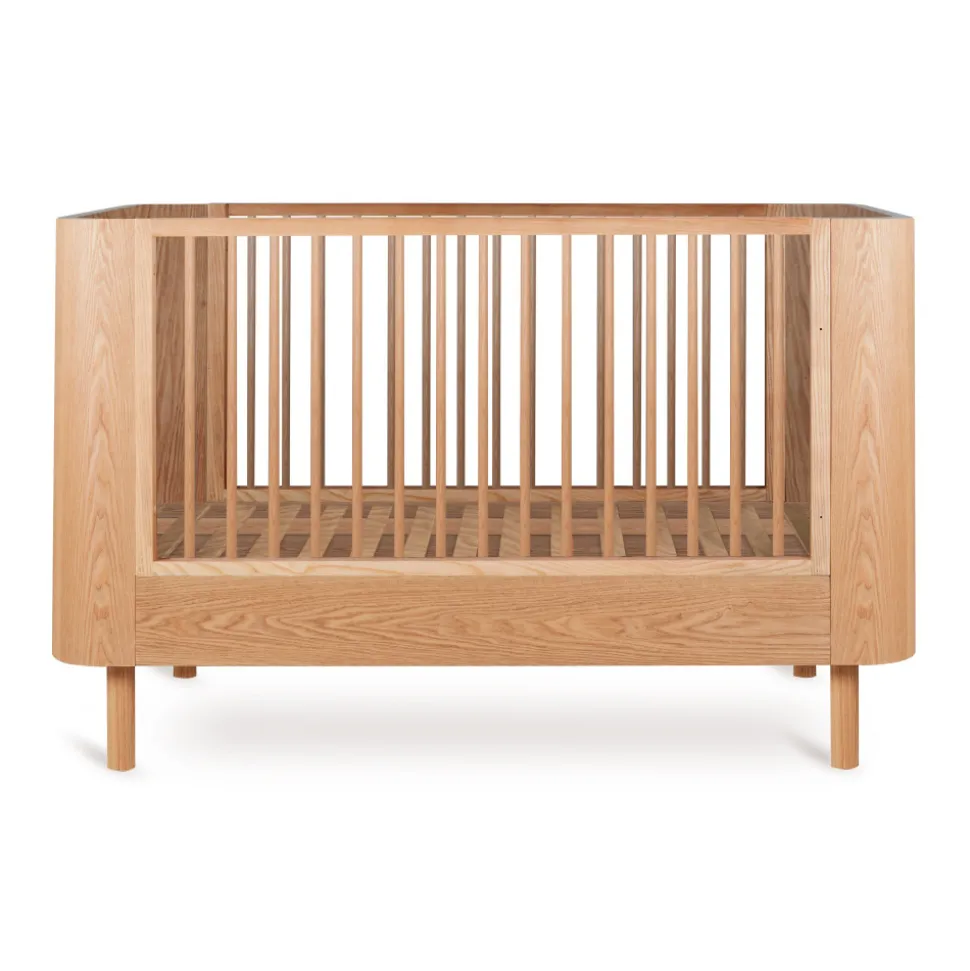 Lit bébé 70x140 cm évolutif en canapé yume natural ash