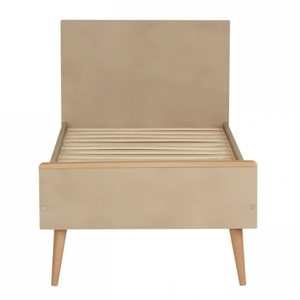 Lit bébé 70x140 cm évolutif en lit enfant cocoon latte