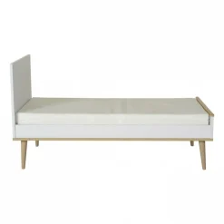 Lit bébé 70x140 cm évolutif en lit enfant flow white et oak