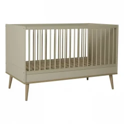 Lit bébé 70x140 cm évolutif en lit enfant flow argile et oak
