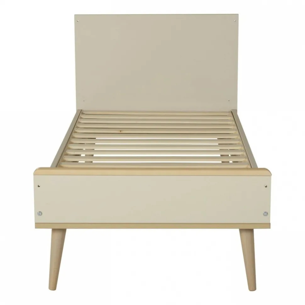 Lit bébé 70x140 cm évolutif en lit enfant flow argile et oak