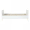 Lit bébé 60x120 cm évolutif en lit junior loft white