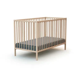 Lit bébé 60x120 cm webaby hêtre brut