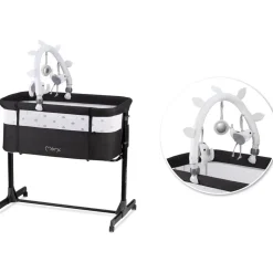 Lit cododo - crib dark gray