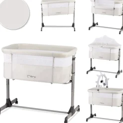 Lit cododo crib - light gray