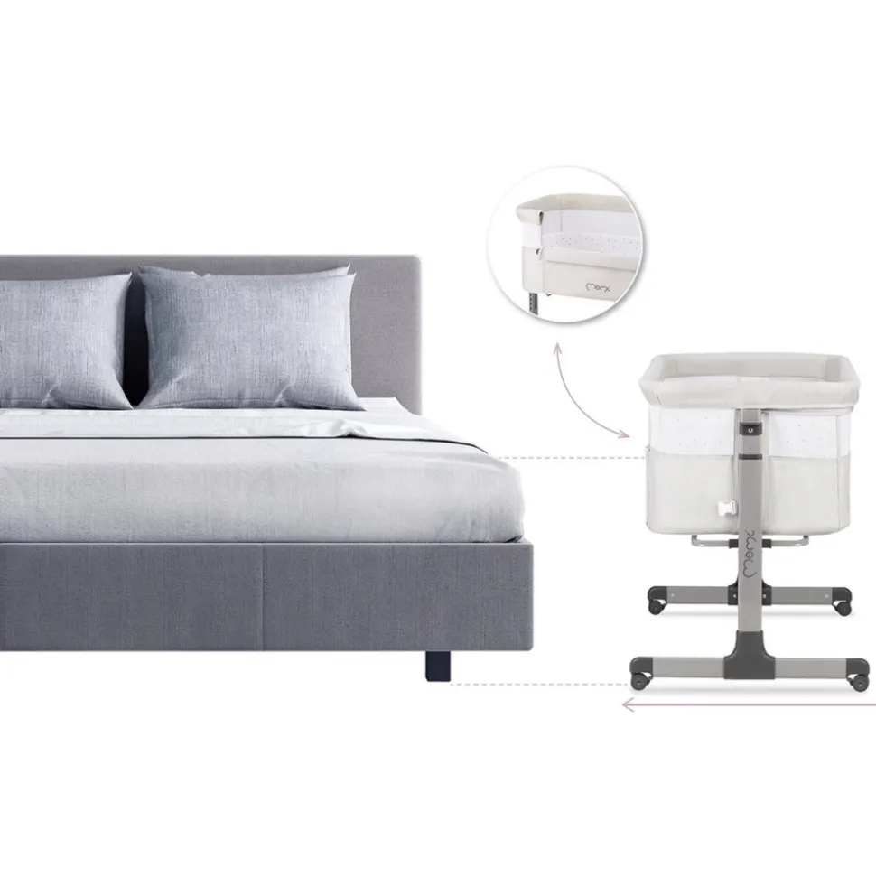 Lit cododo crib - light gray