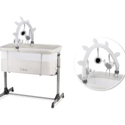 Lit cododo crib - light gray