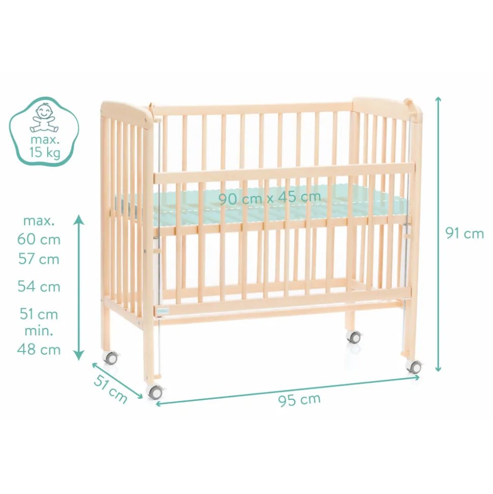 Lit cododo en bois nino beige