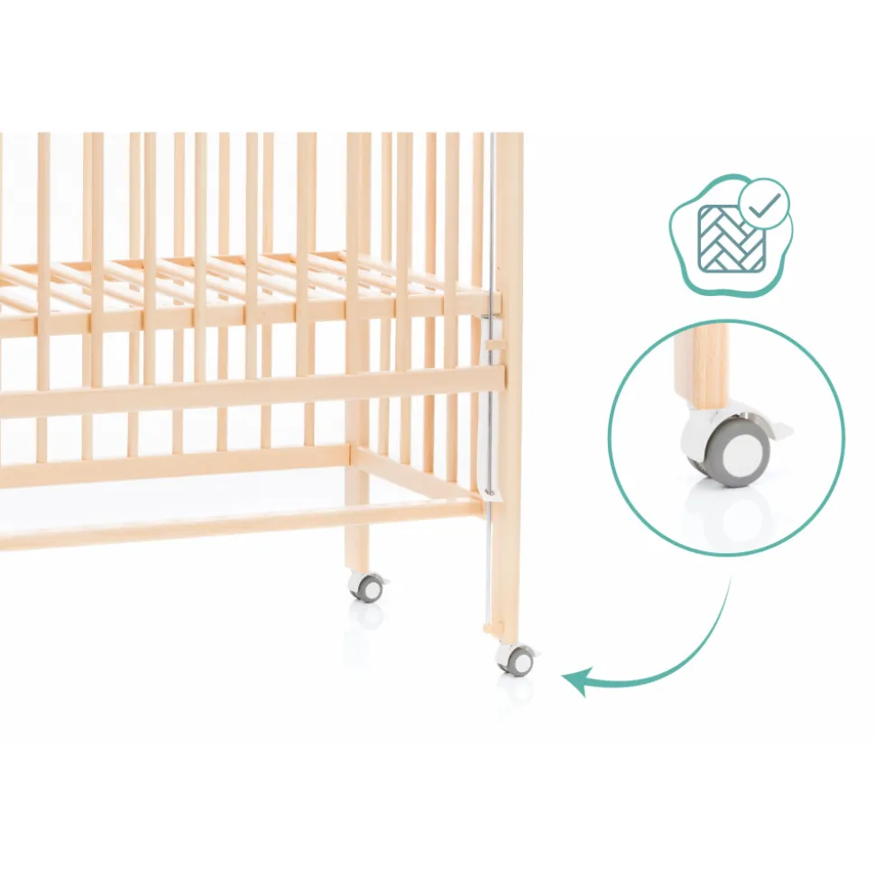 Lit cododo en bois nino beige