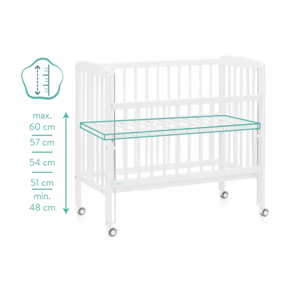 Lit cododo en bois nino blanc