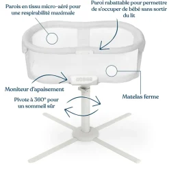Lit cododo pivotant 360° bassinest premiere