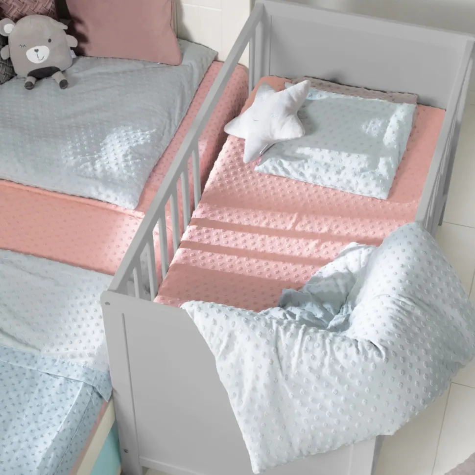 Lit cododo 60 x 120 cm sommier inclus gris
