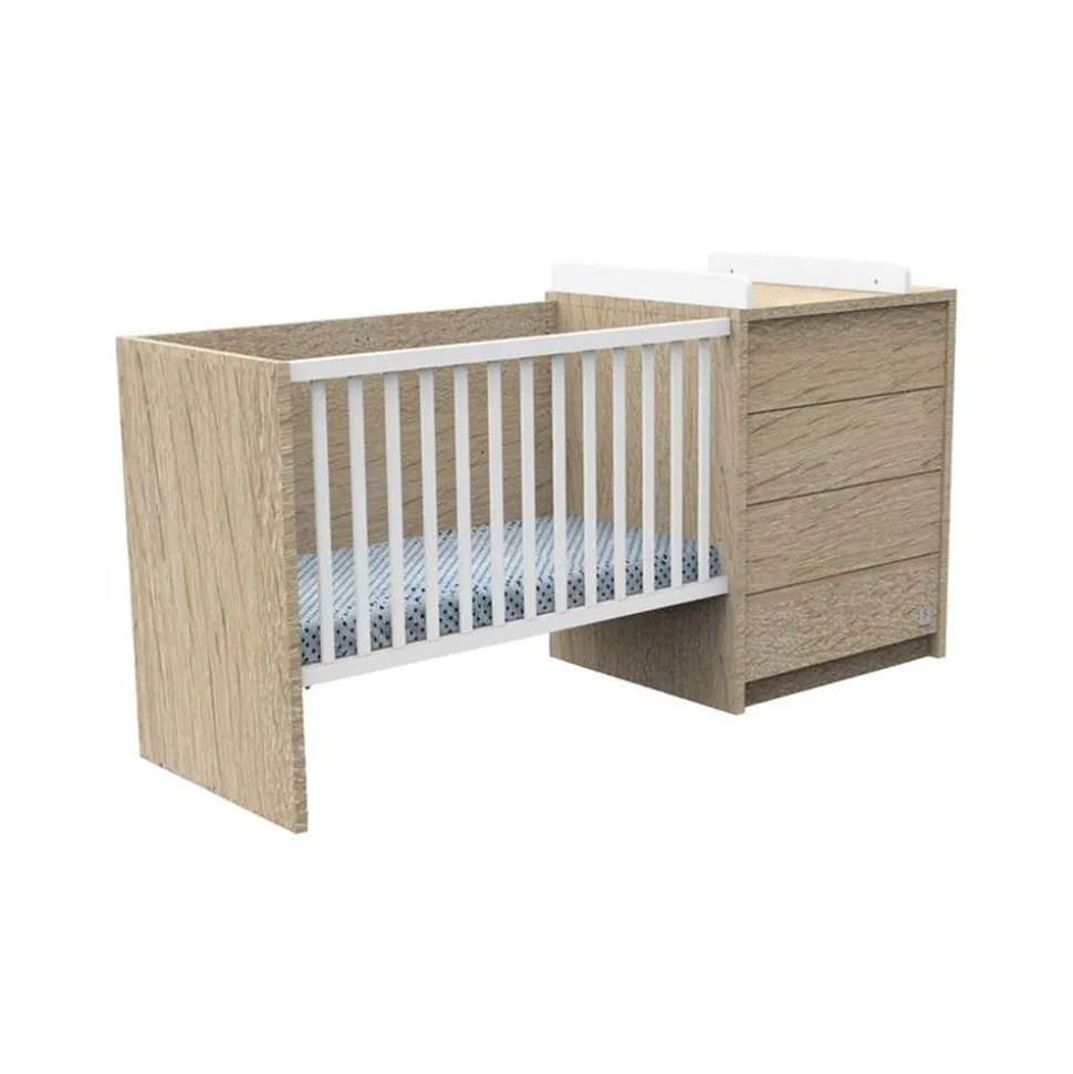 Lit combiné évolutif bébé 60x120cm antonin