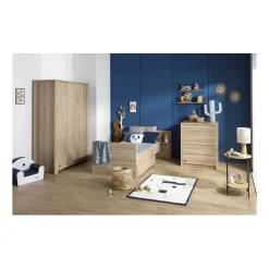 Lit combiné évolutif bébé 60x120cm antonin