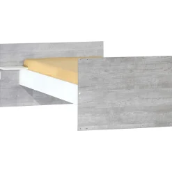 Lit combiné évolutif 60x120 en 90x190cm scandi gris