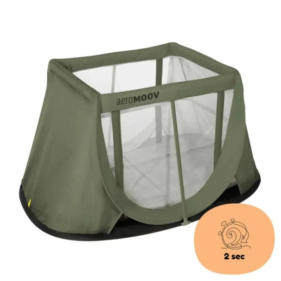 Lit de voyage instant green moss