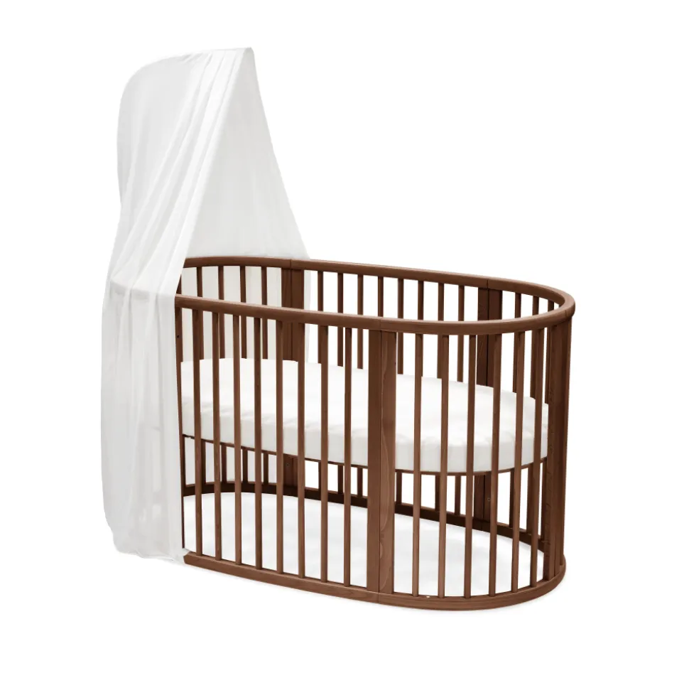 Lit en bois sleepi warm brown