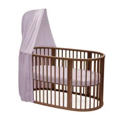 Lit en bois sleepi warm brown