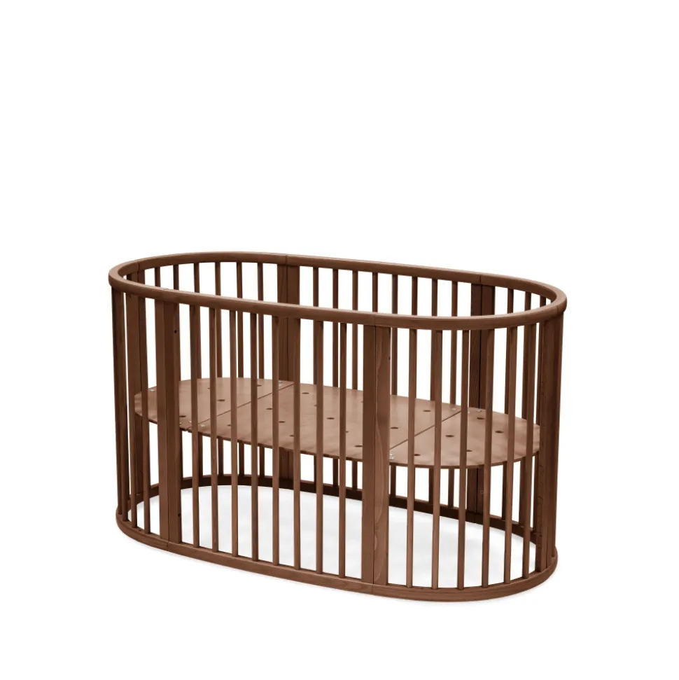 Lit en bois sleepi warm brown