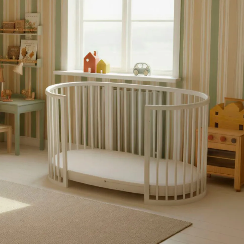 Lit en bois sleepi warm brown