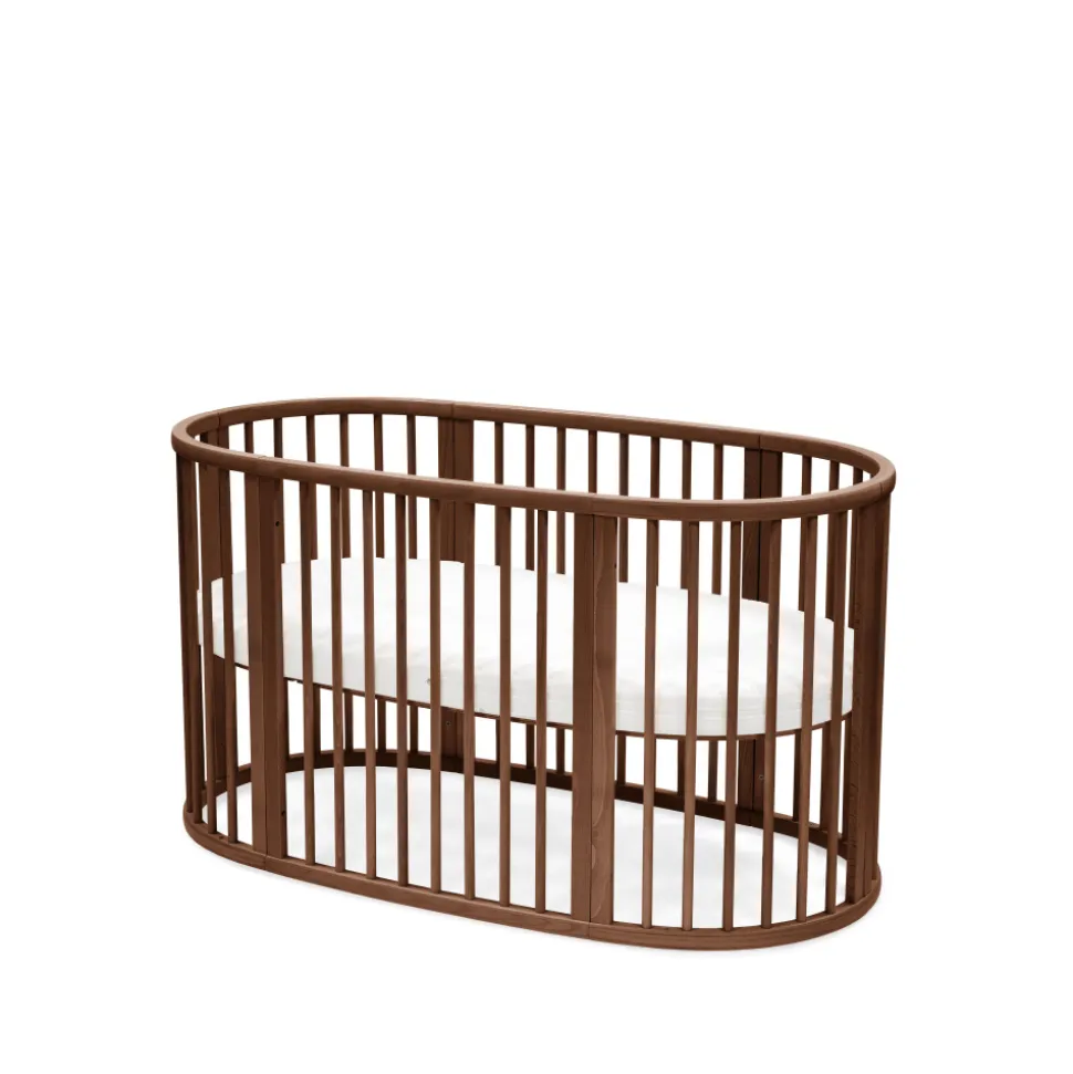 Lit en bois sleepi warm brown
