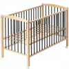 Lit en bois 70x140 cm arthur anthracite