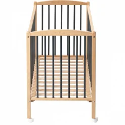 Lit en bois 70x140 cm arthur anthracite