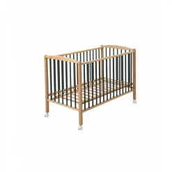 Lit en bois 70x140 cm arthur hybride kaki