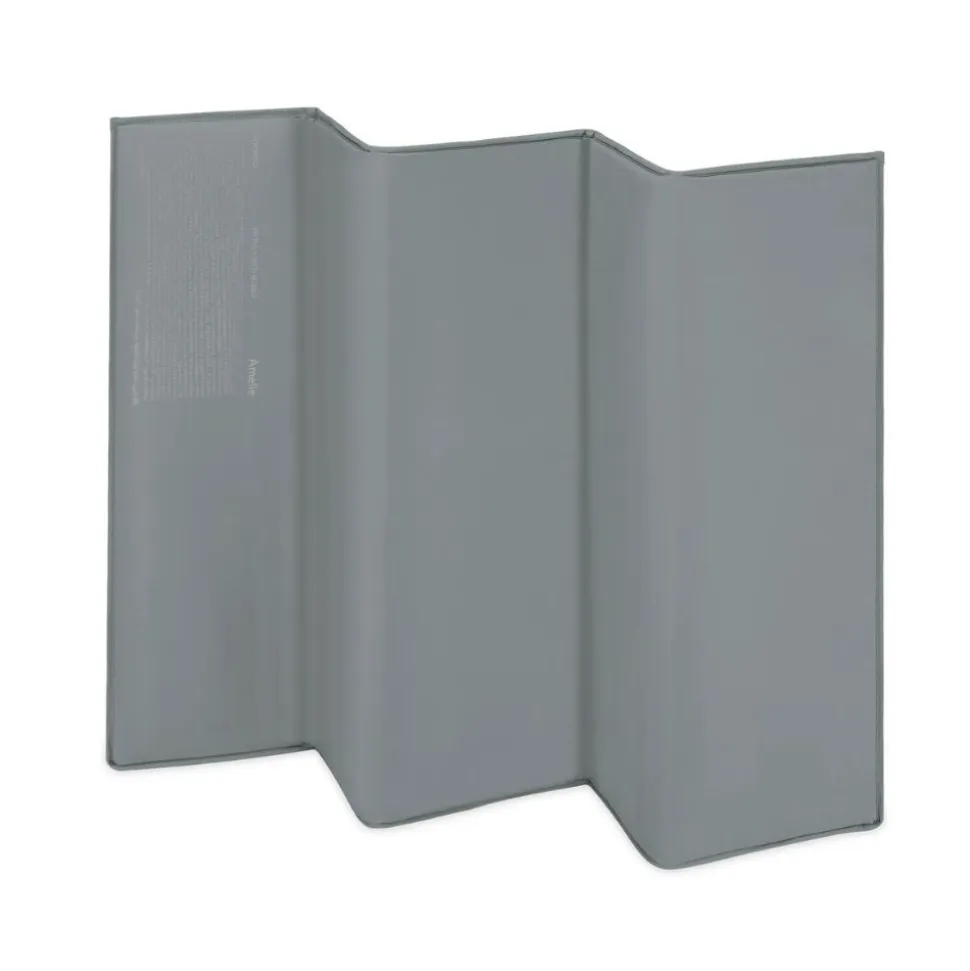 Lit parapluie bébé amelie compact avec matelas grey concrete