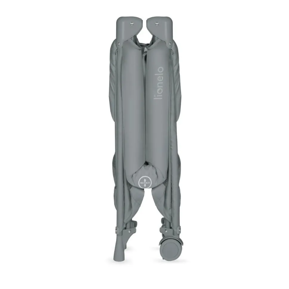 Lit parapluie bébé amelie compact avec matelas grey concrete