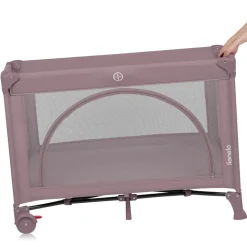 Lit parapluie bébé laura compact 2 en 1 pink nude