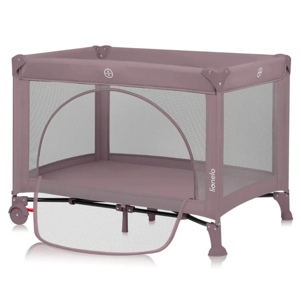 Lit parapluie bébé laura compact 2 en 1 pink nude
