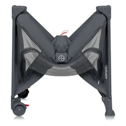 Lit parapluie bébé laura compact 2 en 1 grey concrete